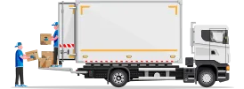 Truck with Tail Lift Service