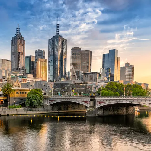 Featured image showcasing the skyscrapers of Victoria, indicating Alpha Trucking's extensive freight service reach.