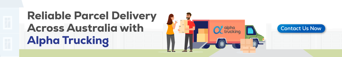 reliable parcel delivery by alpha trucking
