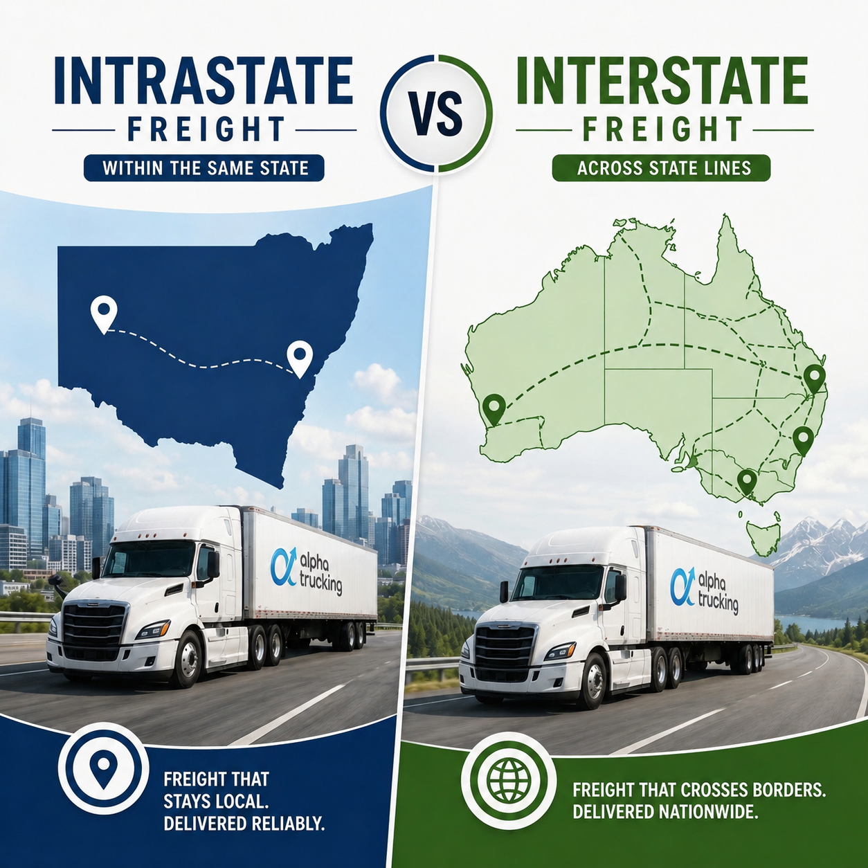 Intrastate vs Interstate Freight