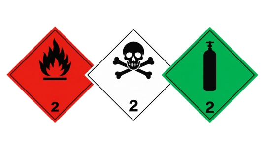 Class 2 dangerous goods gases
