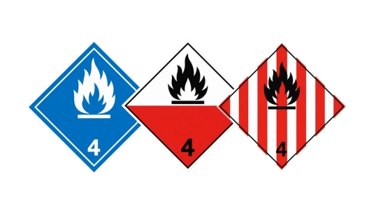 Class 4 dangerous goods flammable solids