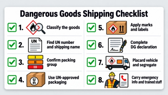 Dangerous Goods Shipping Checklist