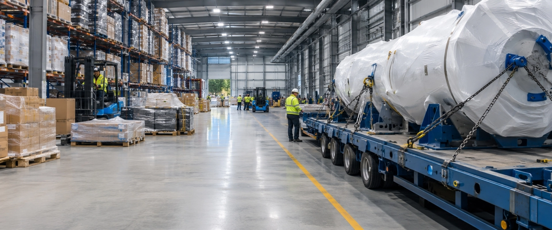 Benefits of freight transportation and logistics for small businesses, highlighting cost savings.