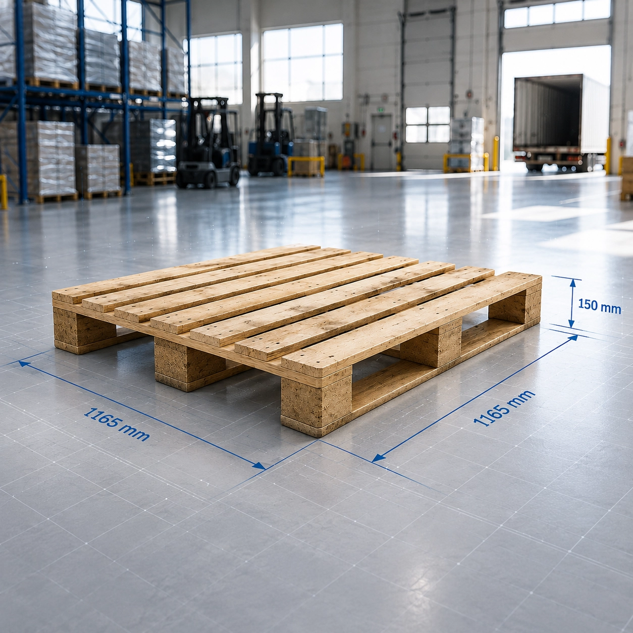 standard pallet size